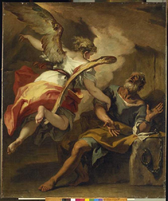 Liberation of Petri from the dungeon from Sebastiano Ricci