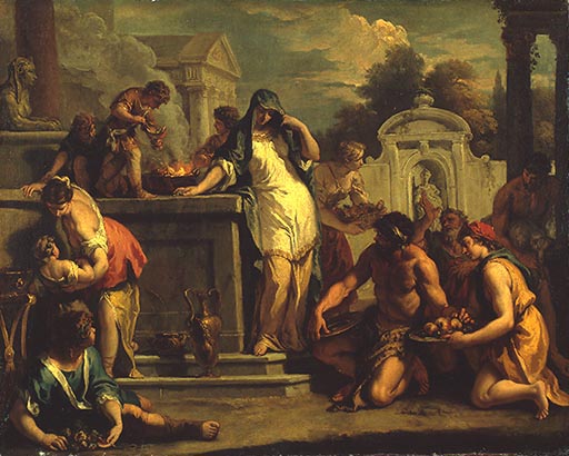 Opfer an Vesta from Sebastiano Ricci