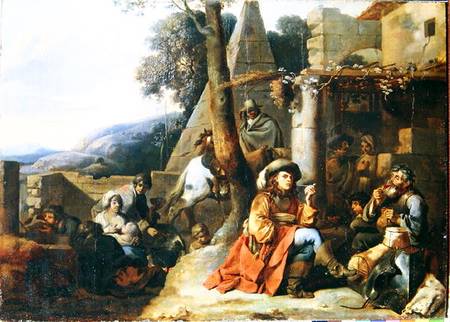 Bohemians and Soldiers at Rest from Sébastien Bourdon