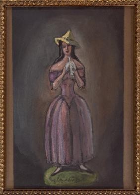 Woman in purple (Olga Glebova-Sudeikina)