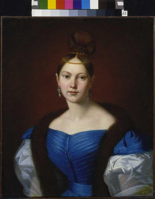 Portrait of a young woman. from Sergej Konstantinow. Sarjanko