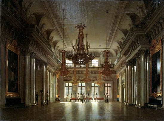 The Hall of the Field Marshal in the Winter Palace from Sergey Konstantinovich Zaryanko