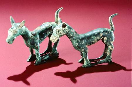 Horses from Shang Dynasty Chinese School
