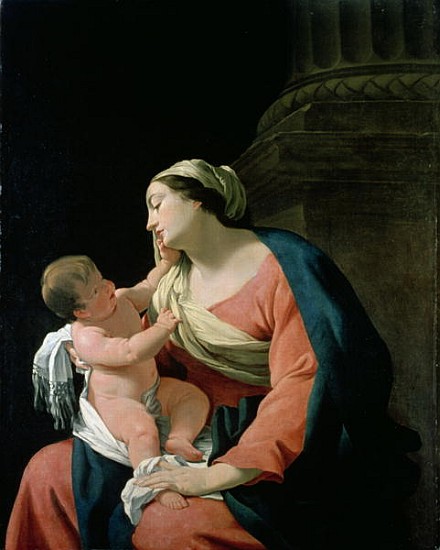 Madonna and Child, 17th century from Simon Vouet