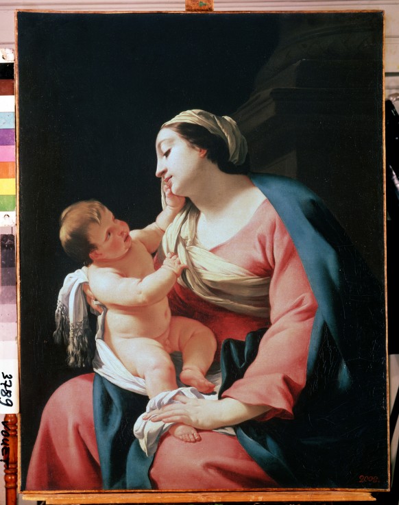 Virgin and Child from Simon Vouet