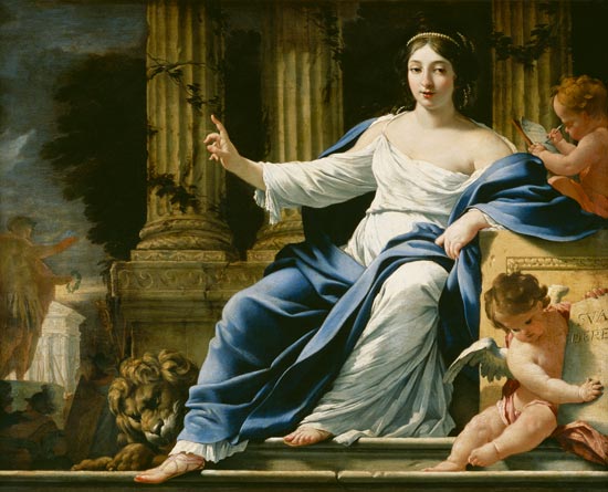 Polymnia, the Muse of Eloquence from Simon Vouet