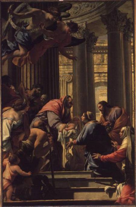 Presentation in the Temple from Simon Vouet