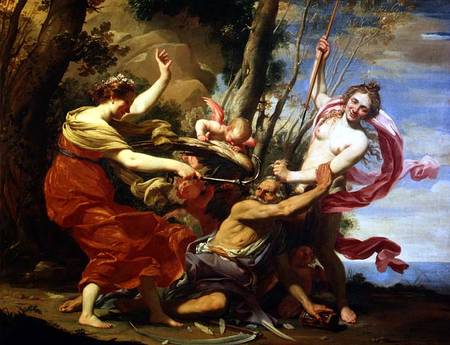 Time Overcome by Youth and Beauty from Simon Vouet
