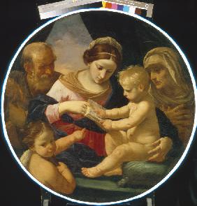 The Holy Family with John the Baptist and Saint Elizabeth