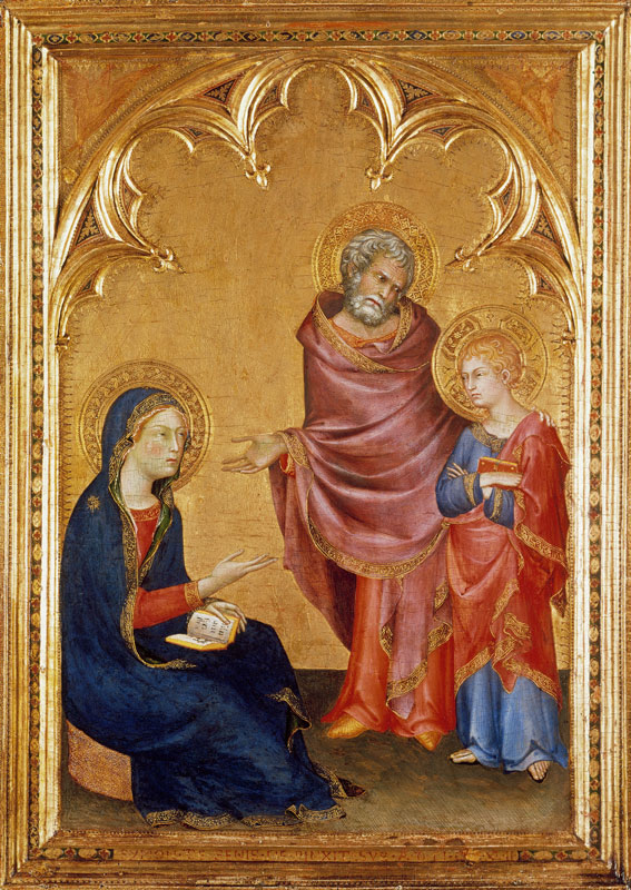 Jesus in the Temple from Simone Martini
