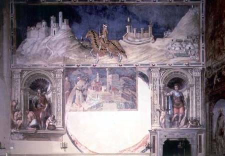 Guidoriccio da Fogliano (fresco) from Simone Martini