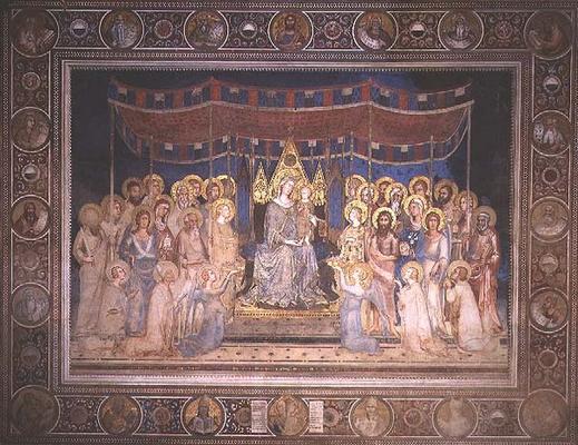 Maesta, 1315 (fresco) from Simone Martini