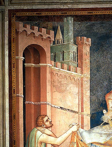 Die Mantelspende des hl. Martin von Tours from Simone Martini