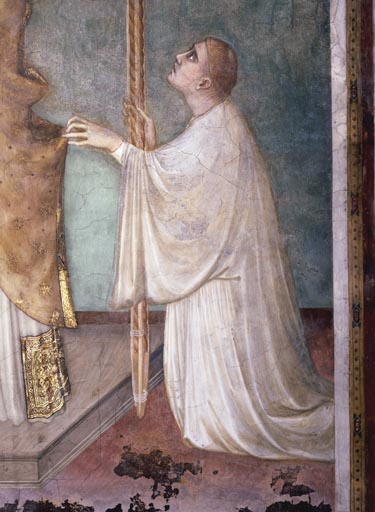 Simone Martini, Wunder der Messe,Diakon from Simone Martini