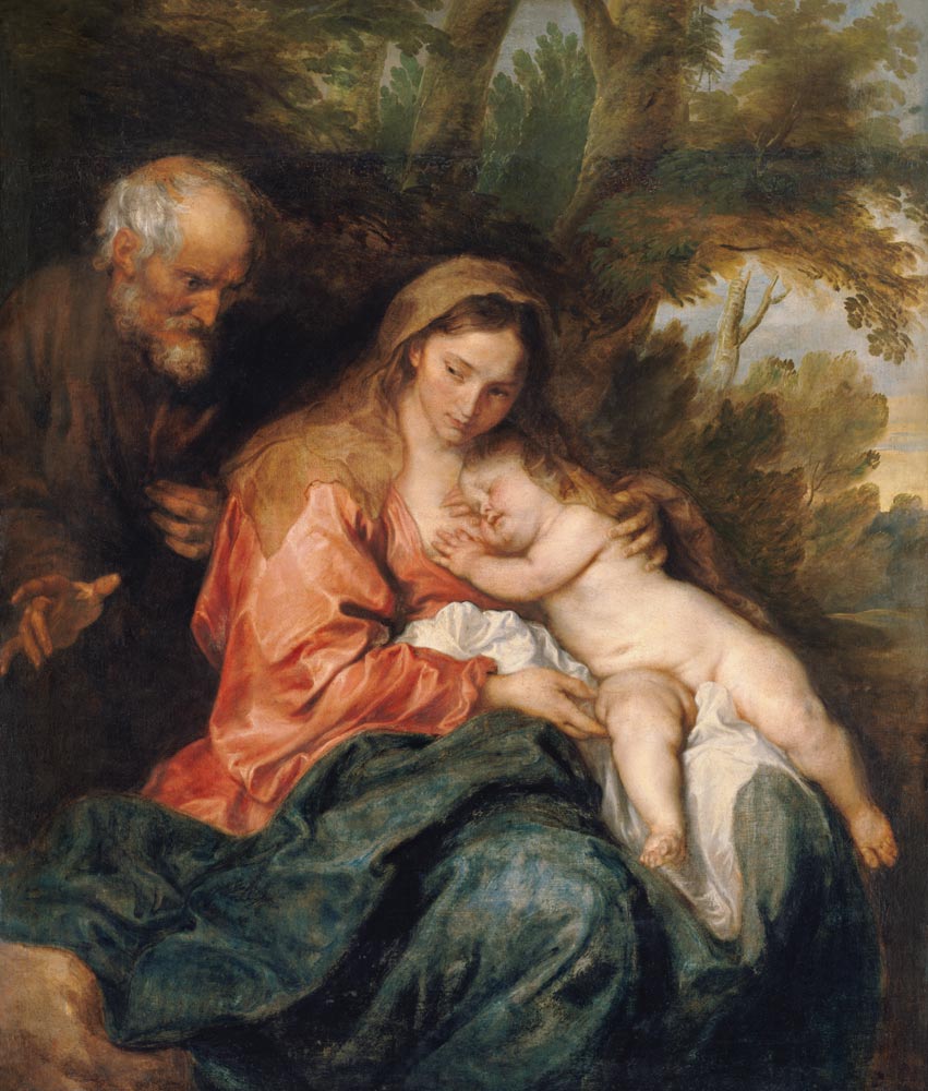 Be quiet on the flight to Egypt from Sir Anthonis van Dyck