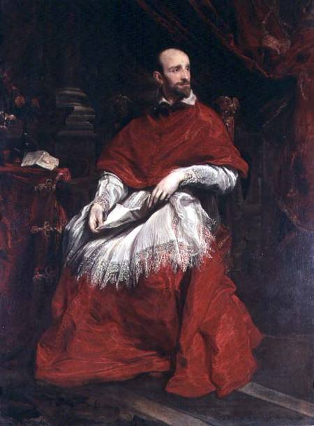 Cardinal Guido Bentivoglio (1579-1644) from Sir Anthonis van Dyck
