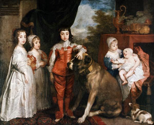 Die Kinder Karls I. von England from Sir Anthonis van Dyck