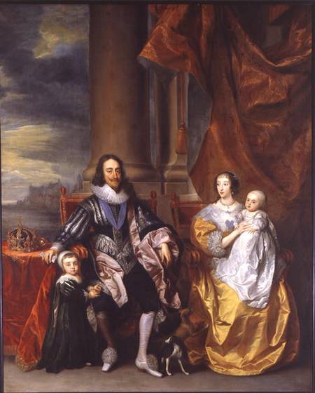 King Charles I (1600-49) and his Family from Sir Anthonis van Dyck