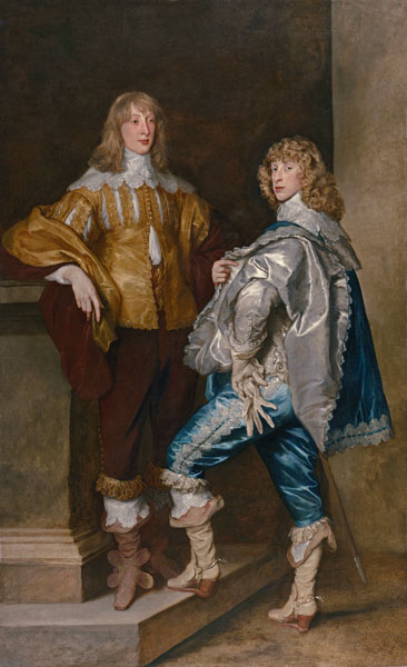 Lord John Stuart and his Brother, Lord Bernard Stuart from Sir Anthonis van Dyck