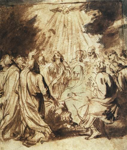 Pentecost from Sir Anthonis van Dyck