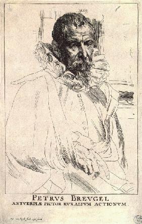 Portrait of the artist Pieter Bruegel the Younger (1564-1636)