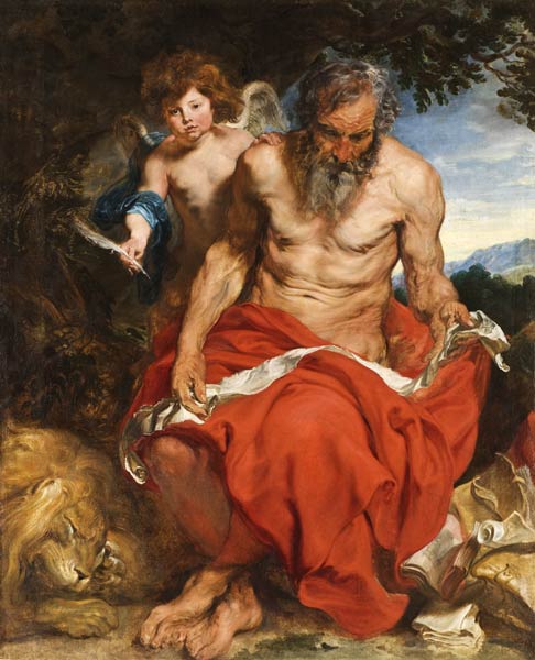 Saint Jerome from Sir Anthonis van Dyck