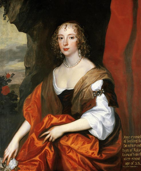 Anne Carr, Countess of Bedford, aged 22 from Sir Anthonis van Dyck