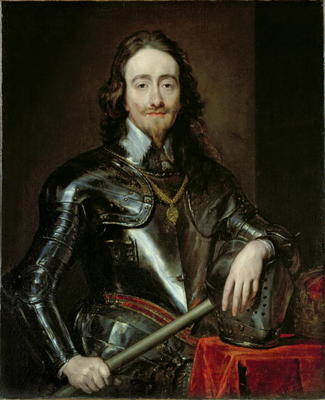 King Charles I (oil on canvas) from Sir Anthony van Dyck