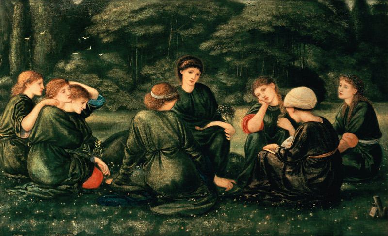 Green summer from Sir Edward Burne-Jones