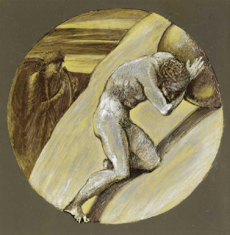 Sisyphus. from Sir Edward Burne-Jones