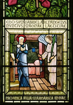 The Annunciation (stained glass) from Sir Edward Burne-Jones
