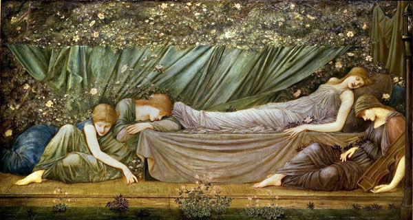 The Sleeping Beauty (Die schlafende Schöne) from Sir Edward Burne-Jones