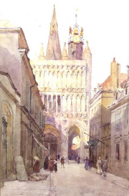 Notre Dame Dijon 1897 from Sir Ernest George
