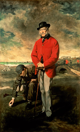 Portrait of John Whyte Melville of Bennochy and Strathkinness Captain of the Club 1823 from Sir Francis Grant