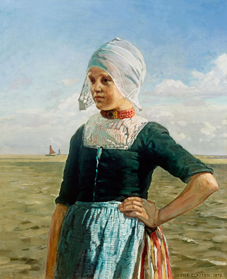 Dutch girl of the Zuyder sea from Sir George Clausen