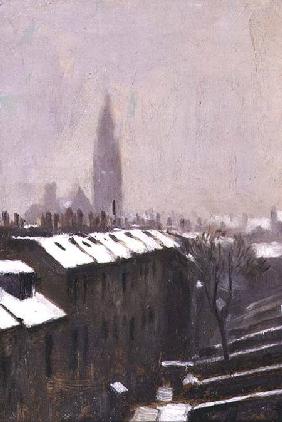Duke Street under Snow, Edinburgh