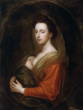 Portrait of Lady Mary Boyle (1566-1673) and Her Son Charles Boyle (d.1720)