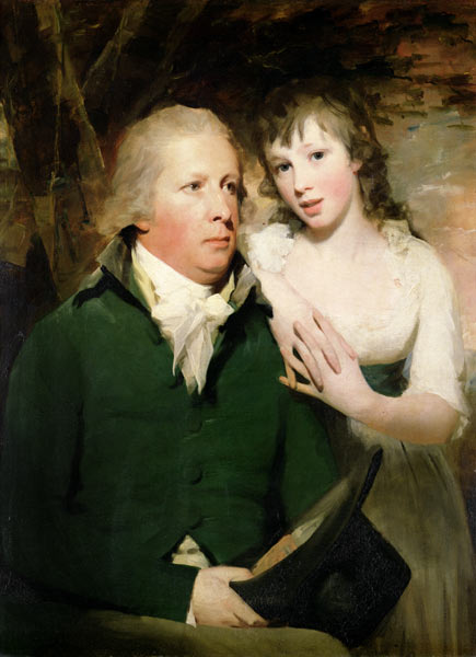 Sir Alexander Don with his daughter Elizabeth from Sir Henry Raeburn