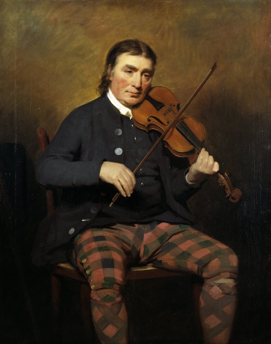 Portrait of the Violinist and composer Niel Gow (1727-1807) from Sir Henry Raeburn