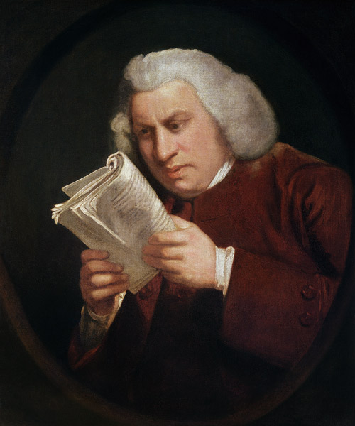 Dr. Johnson (1709-84) from Sir Joshua Reynolds