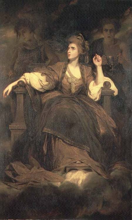 Mrs Siddons as the Tragic Muse from Sir Joshua Reynolds
