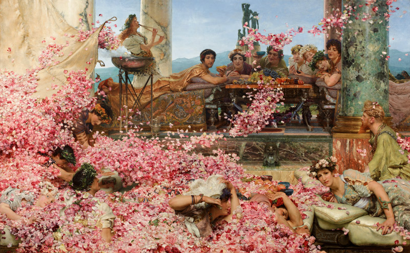 The roses of Heliogabalus from Sir Lawrence Alma-Tadema