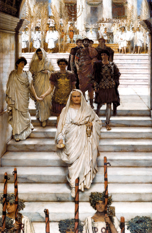The Triumph of Titus from Sir Lawrence Alma-Tadema