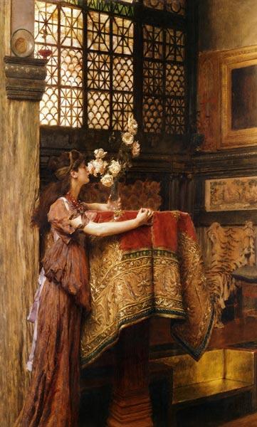 Eine Ecke in meinem Atelier from Sir Lawrence Alma-Tadema