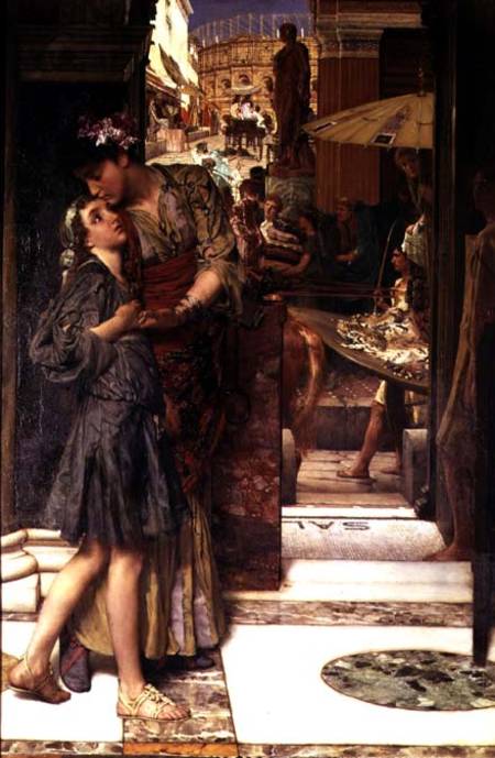The Parting Kiss from Sir Lawrence Alma-Tadema