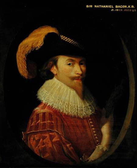 Self Portrait Aged 42 from Sir Nathaniel Bacon