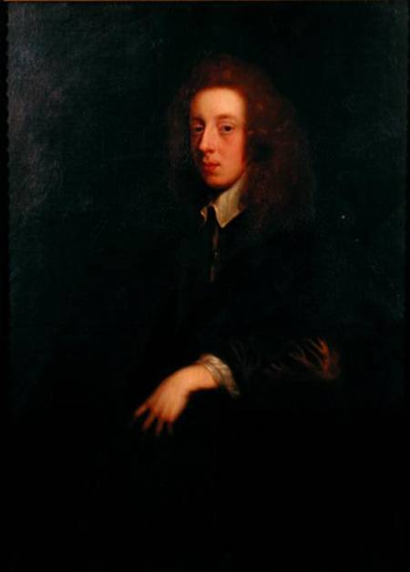 Portrait of the Poet Waller (1606-87) from Sir Peter Lely