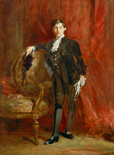 Lord Michelham dressed as a Pageboy, for the Coronation of George V from Sir Samuel Luke Fildes