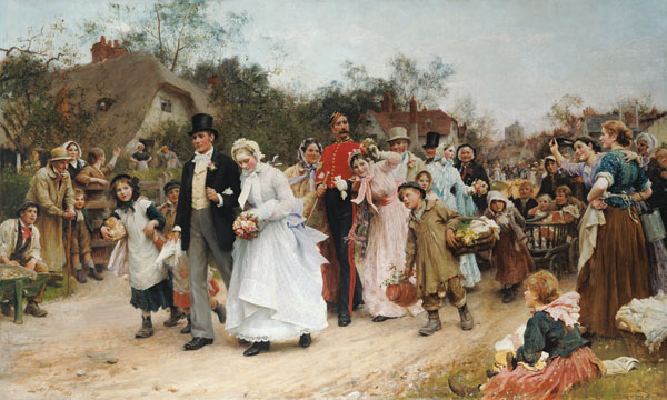 The Village Wedding from Sir Samuel Luke Fildes