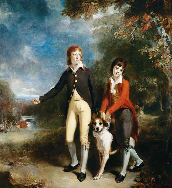 Portrait of Charles Chetwynd-Talbot, Viscount Ingestre and His Brother from Sir Thomas Lawrence